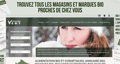 Desktop Screenshot of annuairevert.com